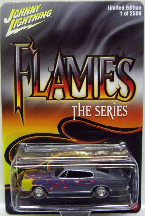 画像: LIMITED EDITION - FLAMES THE SERIES 【1966 DODGE CHARGER】　GRAY/RR