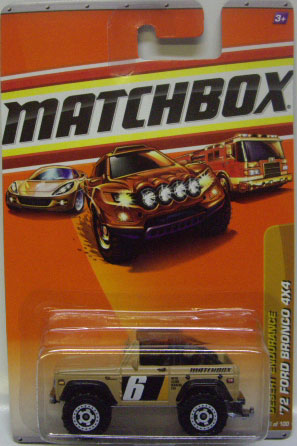 画像: 2010 【'72 FORD BRONCO 4X4】 TAN (MATCHBOX TAMPO)