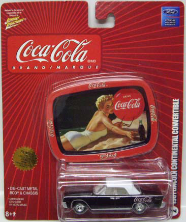 画像: 2007 LIMITED EDITION - COCA-COLA 【1961 LINCOLN CONTINENTAL CONVERTIBLE】　BLACK-WHITE/RR