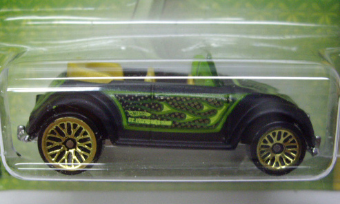 画像: 2010 WALMART EXCLUSIVE CLOVER CARS 【VOLKSWAGEN BEETLE】　FLAT BLACK/LACE