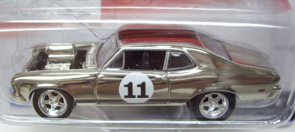 画像: 2002 LIMITED EDITION - REBEL RODS 【1969 CHEVY NOVA SS "BOSS-A-NOVA"】　CHROME (INCLUDE DECAL SHEET)