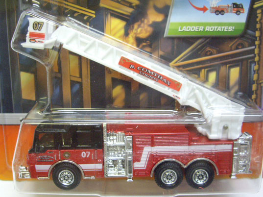 画像: REAL WORKING RIGS 【PIERCE VELOCITY AERIAL FIRE TRUCK】 RED-BLACK