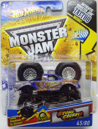 画像: 2011 MONSTER JAM INSIDE TATTOO 【STONE CRUSHER】 BLUE (TRAVEL TREADS)