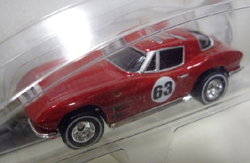 画像: 2002 WALMART EXCLUSIVE AUTO MILESTONES 【1963 CORVETTE】　RED/RR