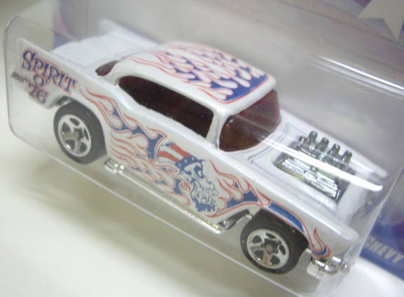 画像: 2008 WALMART EXCLUSIVE 4th of July 【'57 CHEVY】　WHITE/5SP