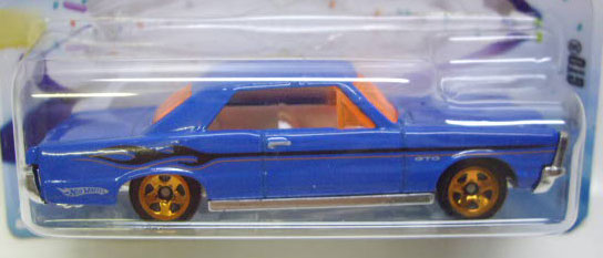 画像: 2010 WALMART EXCLUSIVE HAPPY BIRTHDAY! 【'65 PONTIAC GTO】　BLUE/5SP