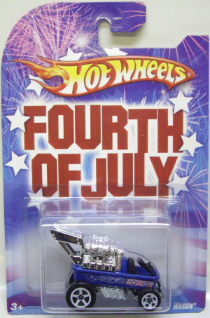 画像: 2008 WALMART EXCLUSIVE 4th of July 【DRAGGIN' WAGON (RADIO FLYER WAGON)】　FLAT BLUE/5SP