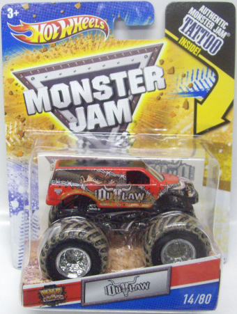 画像: 2011 MONSTER JAM INSIDE TATTOO 【IRON OUTLAW】　RED GOLD (MWD TRUCKS)