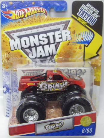 画像: 2011 MONSTER JAM INSIDE TATTOO 【GRINDER】　RED (1ST EDITIONS 2010)