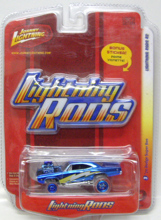 画像: LIMITED EDITION -LIGHTNING RODS R2 【'70 DODGE SUPER BEE】　CHROME BLUE (with STICKER)