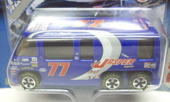 画像: 2000 HOT WHEELS RACING RV SERIES【#77 TEAM JASPER ENGINES GMC MOTOR HOME】　BLUE/GY BW