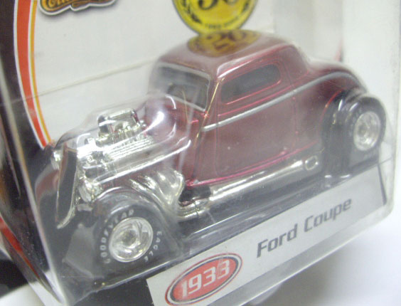 画像: 2001 COLLECTIBLES 50th ANNIVERSARY COLLECTION 【1933 FORD COUPE】 MET.DARK RED/RR