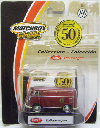 画像: 2001 COLLECTIBLES 50th ANNIVERSARY COLLECTION 【1967 VOLKSWAGEN】 MET.DARK RED/RR