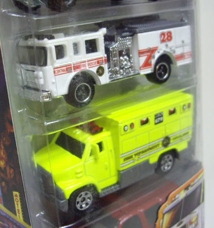 2010 MATCHBOX 5PACK - BLAZE BUSTERS No.6 【Fire Engine/Chevy