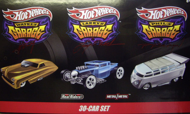 hot wheels larry's garage set