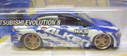 画像: 1/50 MID-SCALE 【MITSUBISHI EVOLUTION 8】　BLUE/RR