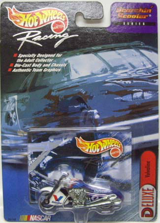 画像: 2000 HOT WHEELS RACING SCOCHIN' SCOOTER SERIES【#6 TEAM VALVOLINE】　WHITE-BLUE/3SP