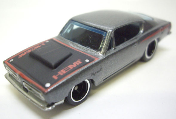 画像: LOOSE - PHIL'S GARAGE CHASE 【'68 PLYMOUTH BARRACUDA】　GRAY/RR  (セットばらし・サイン付き）