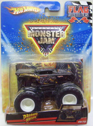 画像: 2010 MONSTER JAM FLAG SERIES 【DRAGON'S BREATH】 BLACK