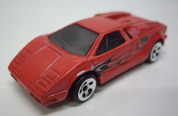 画像: LOOSE - 2001 PAVEMENT POWNDER PACK 【25th ANNIVERSARY LAMBORGHINI COUNTACH】　RED/5H