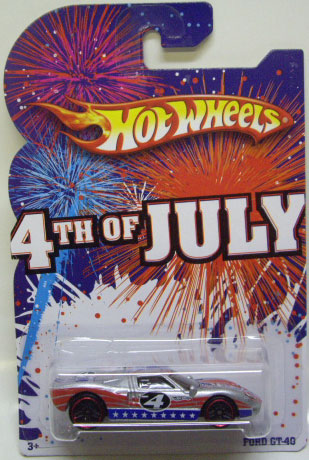 画像: 2010 WALMART EXCLUSIVE 4th of July 【FORD GT-40】　SILVER/PR5 