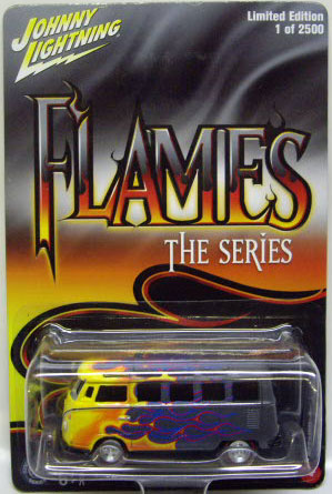 画像: LIMITED EDITION - FLAMES THE SERIES 【1960s VW SAMBA BUS】　GRAY/RR