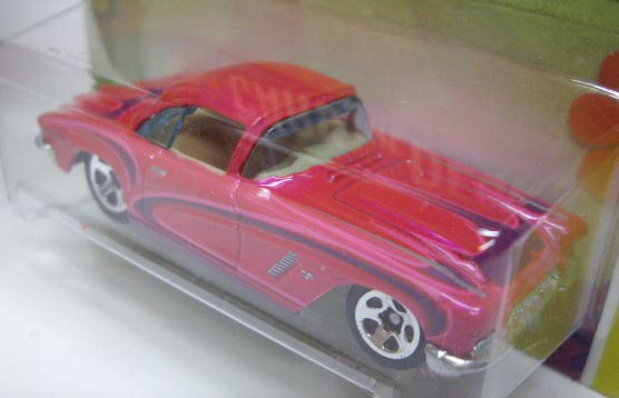 画像: 2011 WALMART EXCLUSIVE "CARS OF THE DECADES" 【'62 CORVETTE】 MET.PINK/5SP