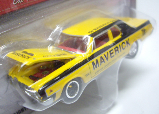 画像: JOHNNY LIGHTNING 2.0  R3 【"BILL MAVERICK GOLDEN"1964 DODGE 330 SUPERSTOCK】 YELLOW/RR