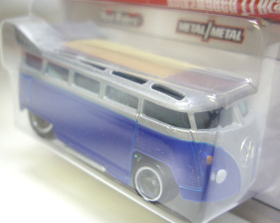 画像: 2010 PHIL'S GARAGE CHASE 【VOLKSWAGEN T1 DRAG BUS】　SILVER-BLUE/RR  (セットばらし・サインTAMPO付き）