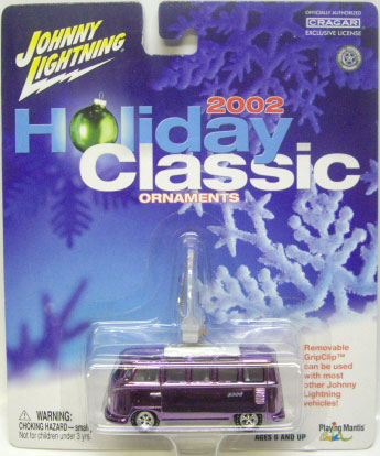 画像: LIMITED EDITION - HOLIDAY CLASSICS ORNAMENTS 【'65 VW 21-WINDOW BUS】　CHROME PURPLE