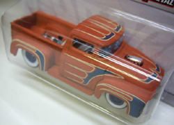 画像: WAYNE'S GARAGE 【CUSTOM '56 FORD TRUCK】　FLAT ORANGE/RR (TARGET EXCLUSIVE)