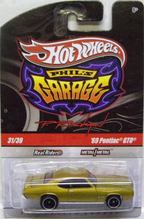 画像: 2010 PHIL'S GARAGE 【'69 PONTIAC GTO】　MET.GOLD/RR (TOYS"R"US EXCLUSIVE)